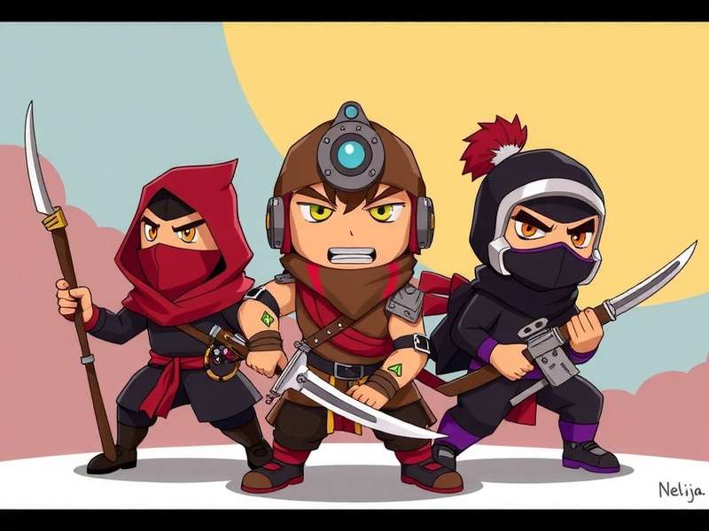 Net Nudge Ninjas Characters